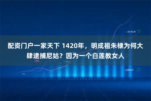 配资门户一家天下 1420年，明成祖朱棣为何大肆逮捕尼姑？因为一个白莲教女人